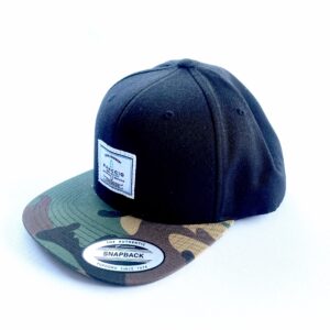 Panccio Hat /Black-Camo/Yupoong/white Label Front